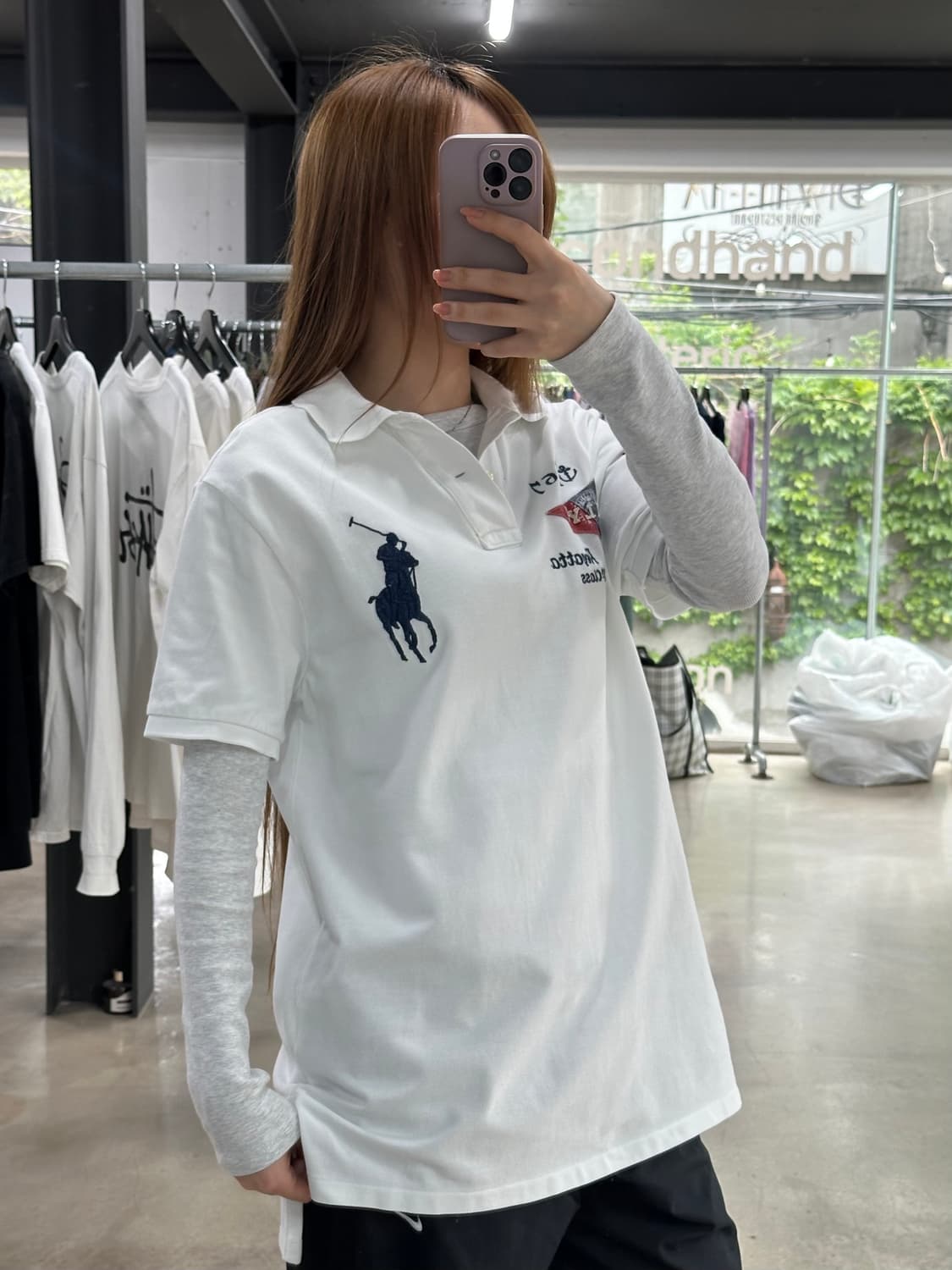 폴로랄프로렌 마린 플래그패치넘버링 빅포니 PK반팔티 상품이미지2