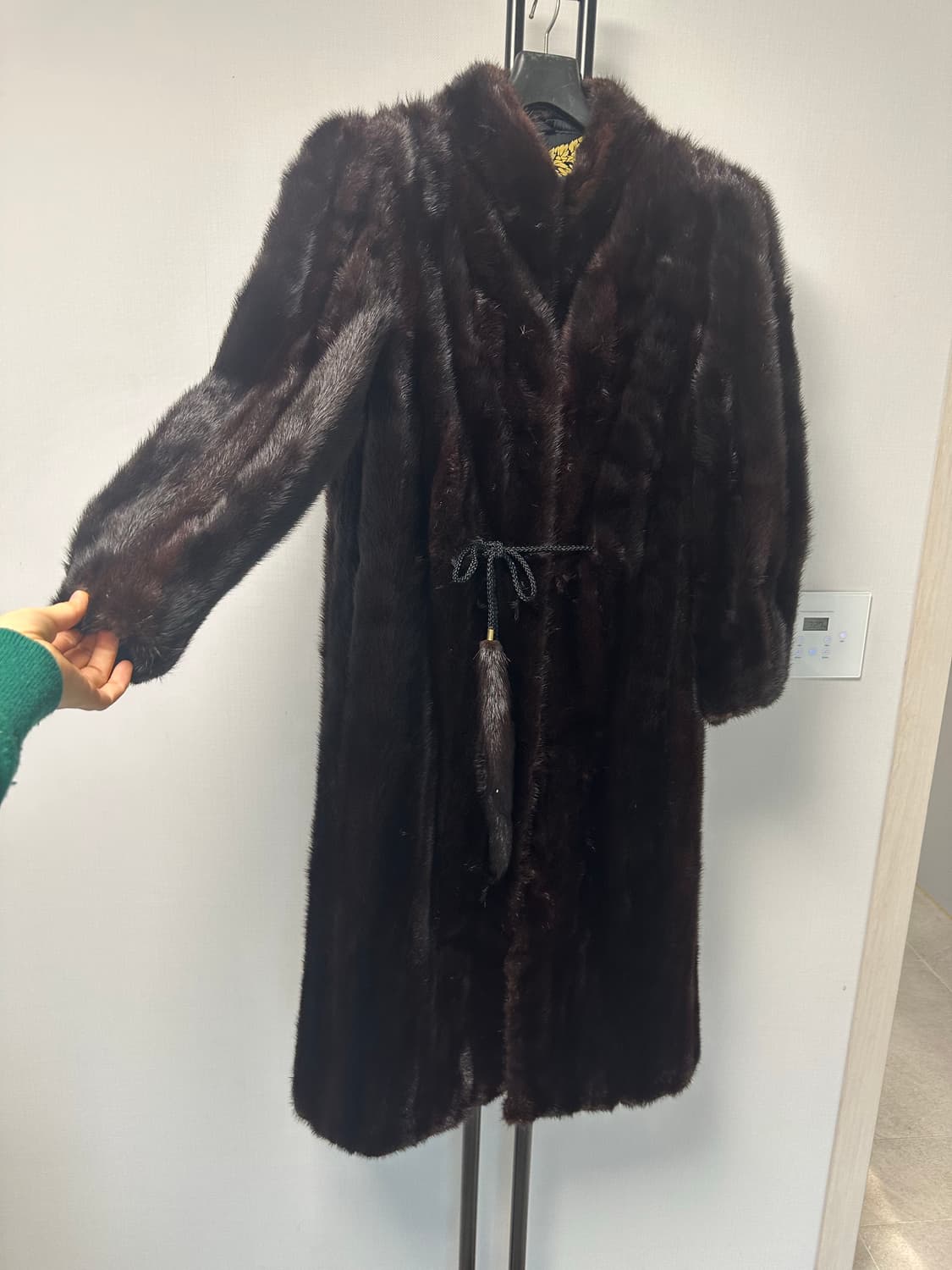 리얼  롱밍크 코트   퀄리티  최고!!-66사이즈 상품이미지5
