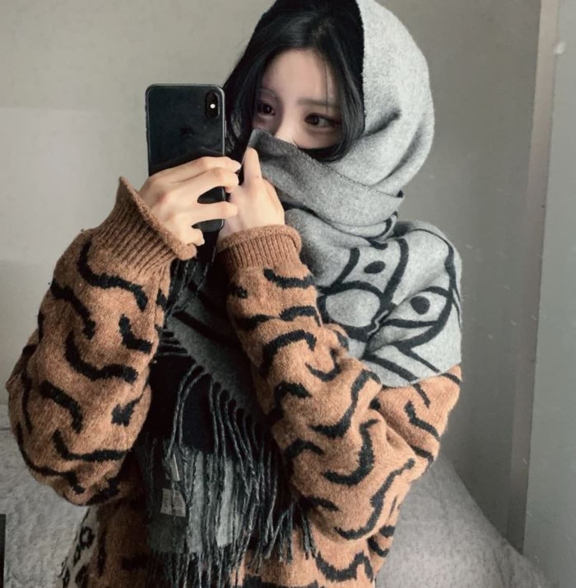 상태S급) 캐피탈 7G 울 네팔 타이거 크루 스웨터 상품이미지6