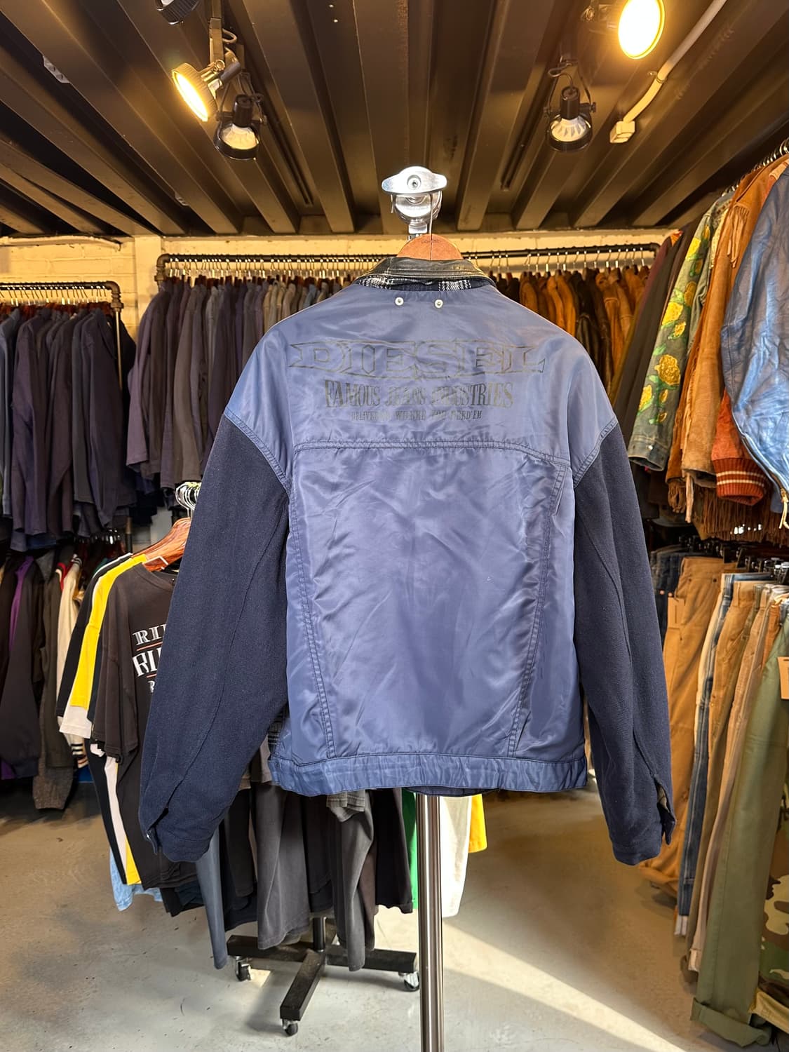 90-00s 디젤 울 크롭 붐버 자켓 made in italy 상품이미지2