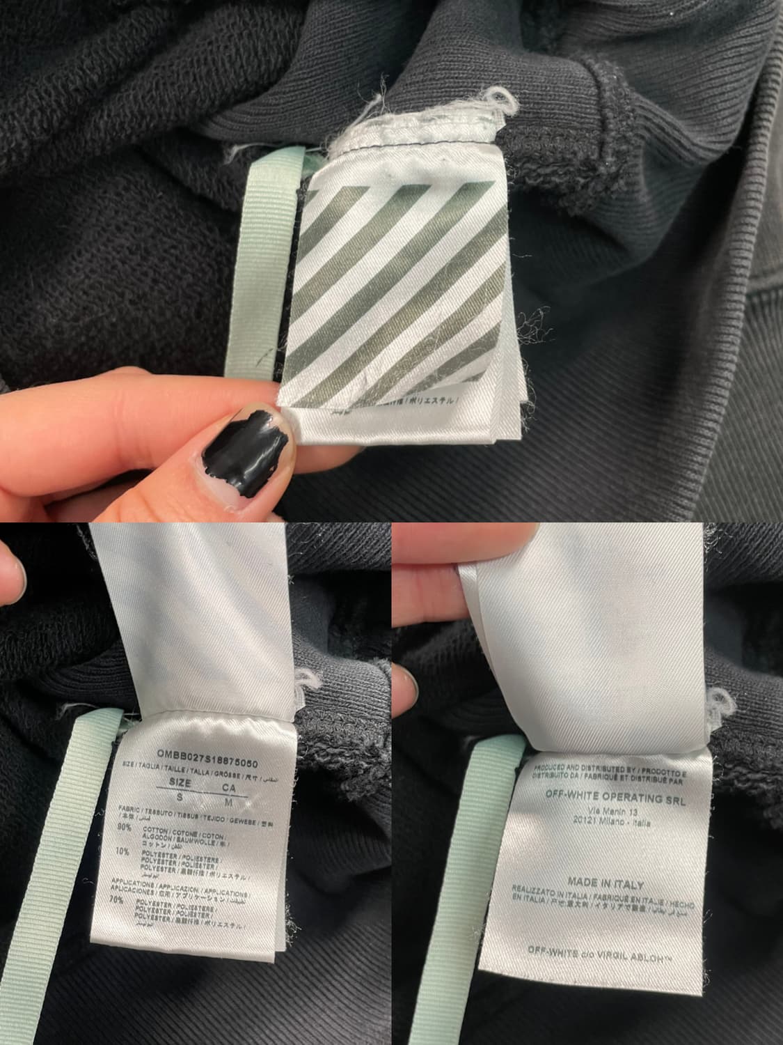 오프화이트 X 챔피온 스웻후드 상품이미지8