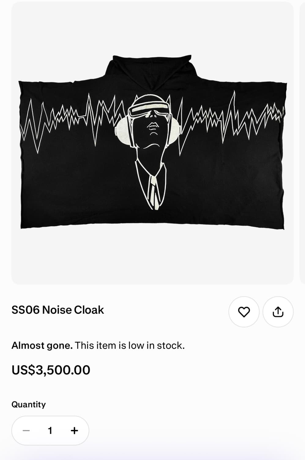 undercover ss06 cape (강동원) 상품이미지4