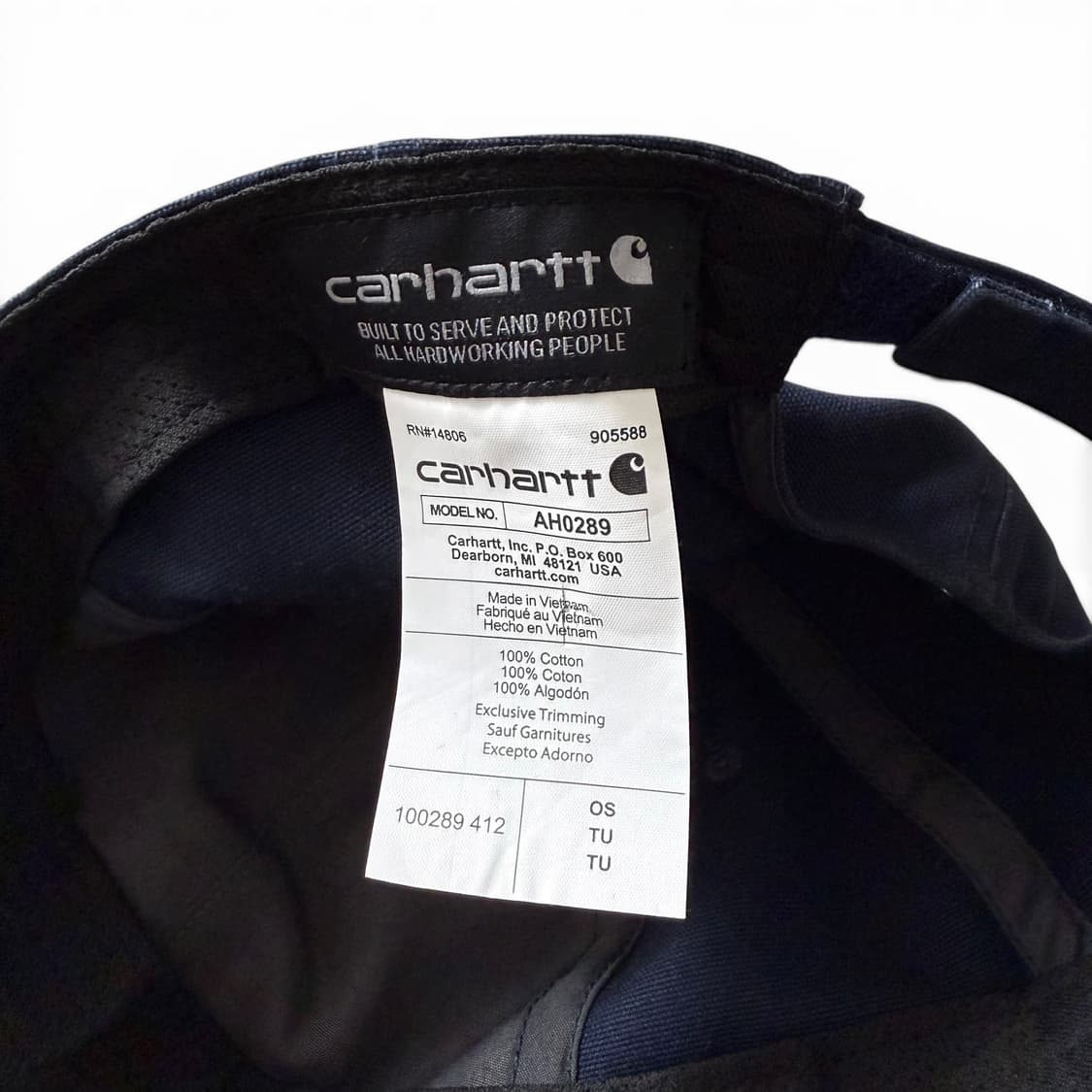 Carhartt Canvas Ball Cap 상품이미지7
