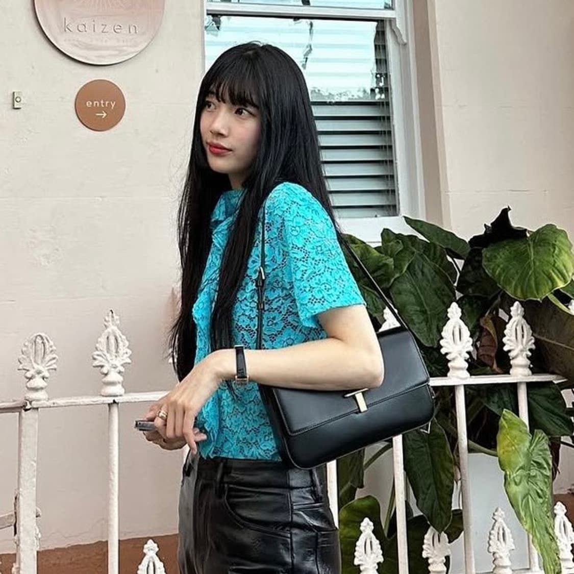 조이그라이슨 수지 가방 트라이베카 숄더백 미디움 - 블랙 상품이미지1