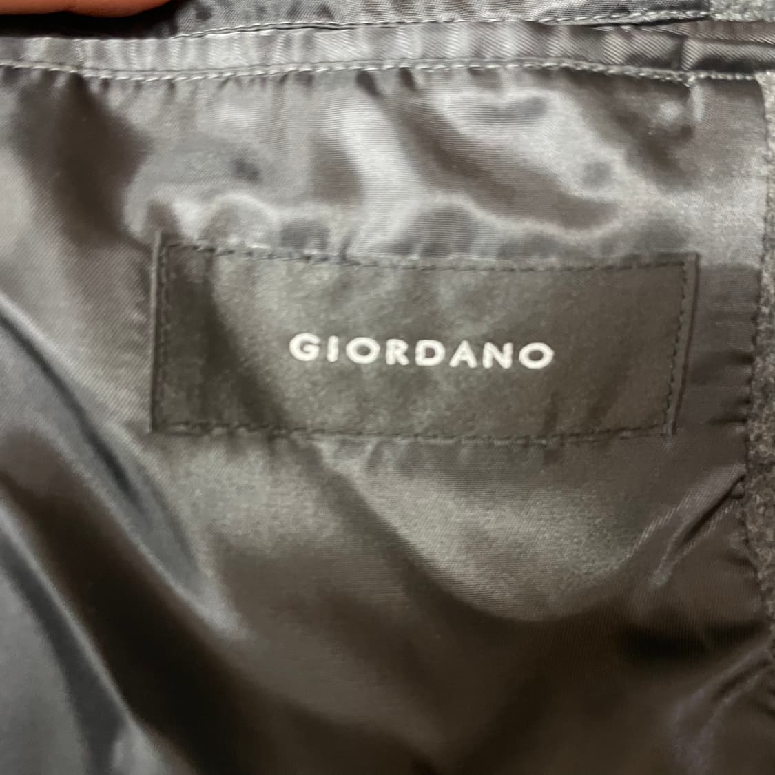 지오다노 그레이 울 혼방 싱글 코트 105 상품이미지4