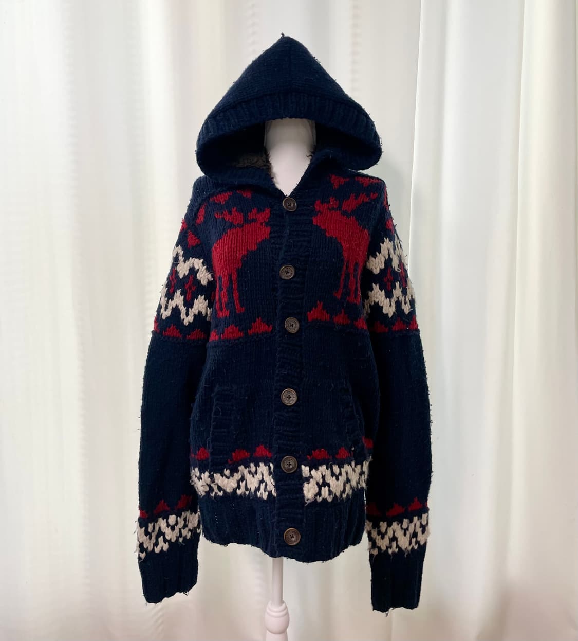 아베크롬비 노르딕 코위찬 후드 니트 상품이미지1