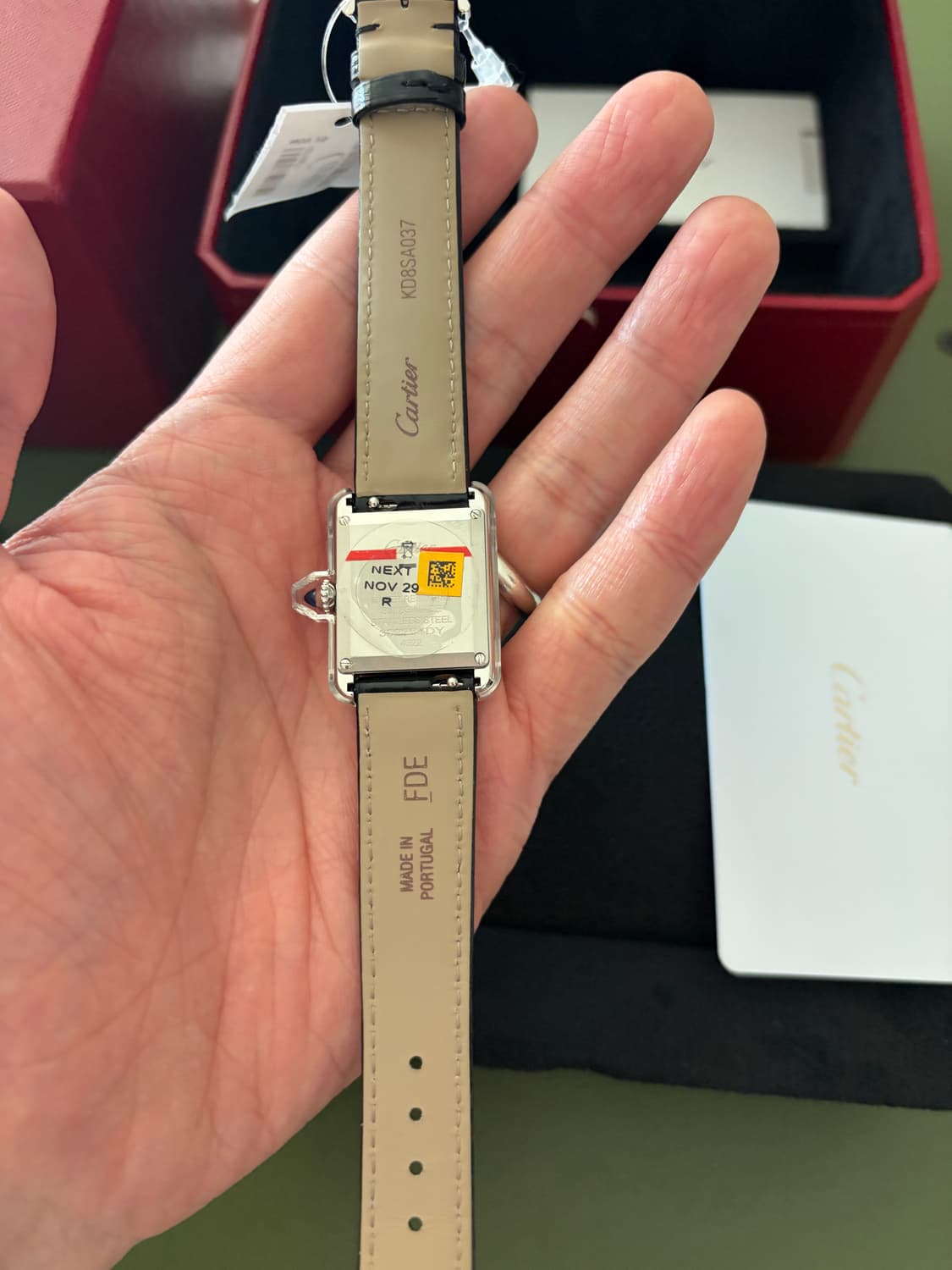 까르띠에 탱크 머스트 블랙 스몰 WSTA0071 (새상품) 상품이미지4