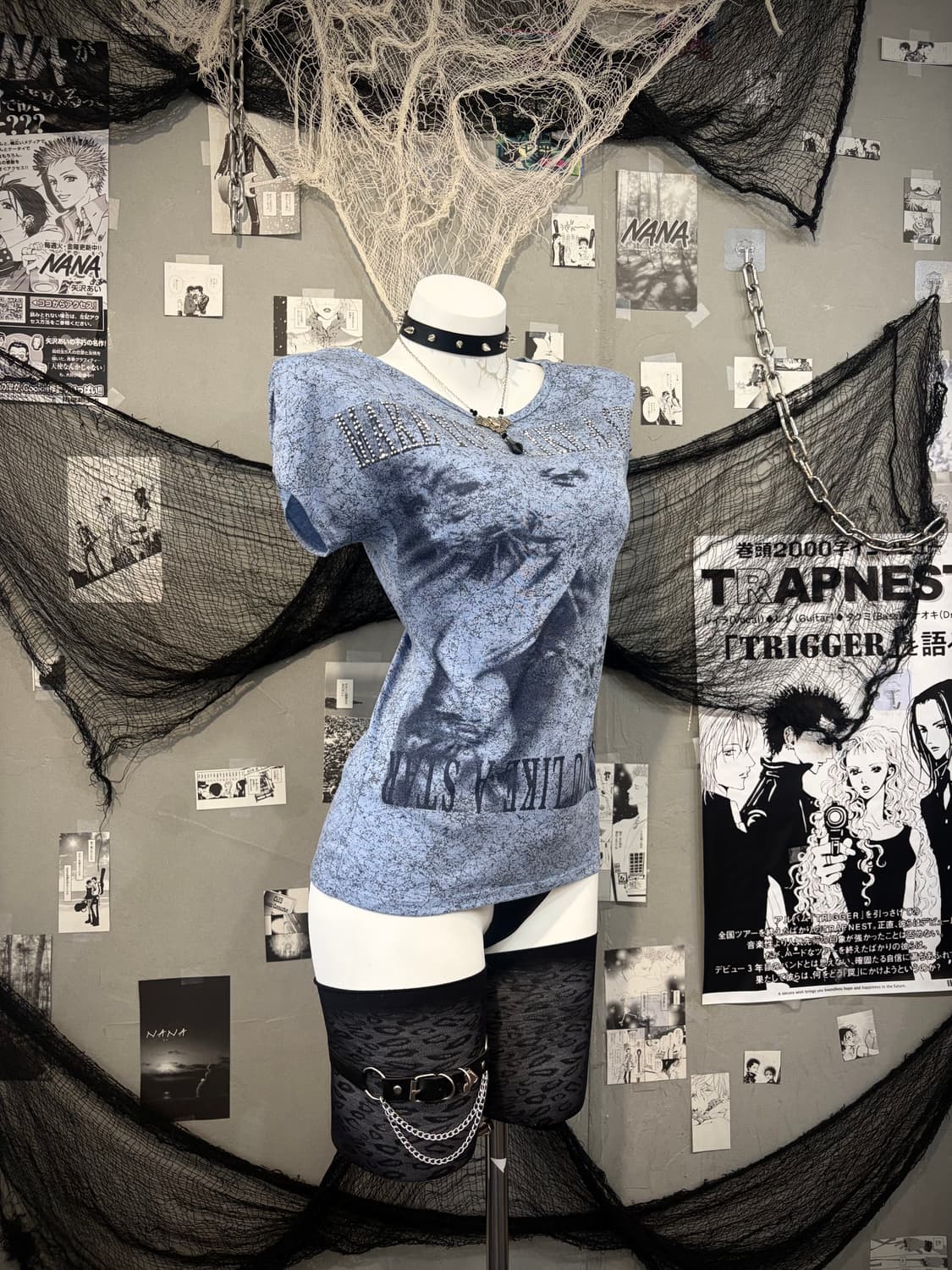 Y2K cubic tie-dye Printing loose fit 상품이미지5