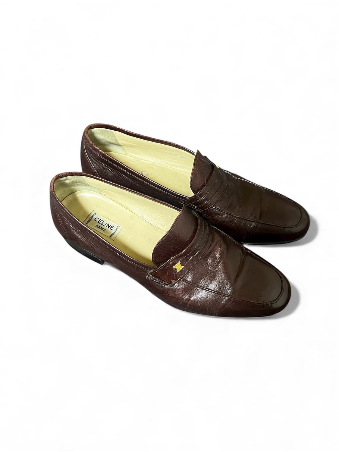 Celine Paris Polished Burgundy Loafer  상품이미지1