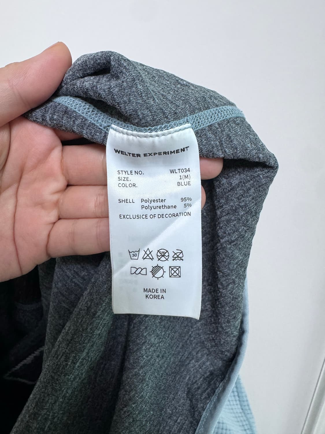 웰터 익스페리먼트 플리스 반집업 후드 상품이미지4