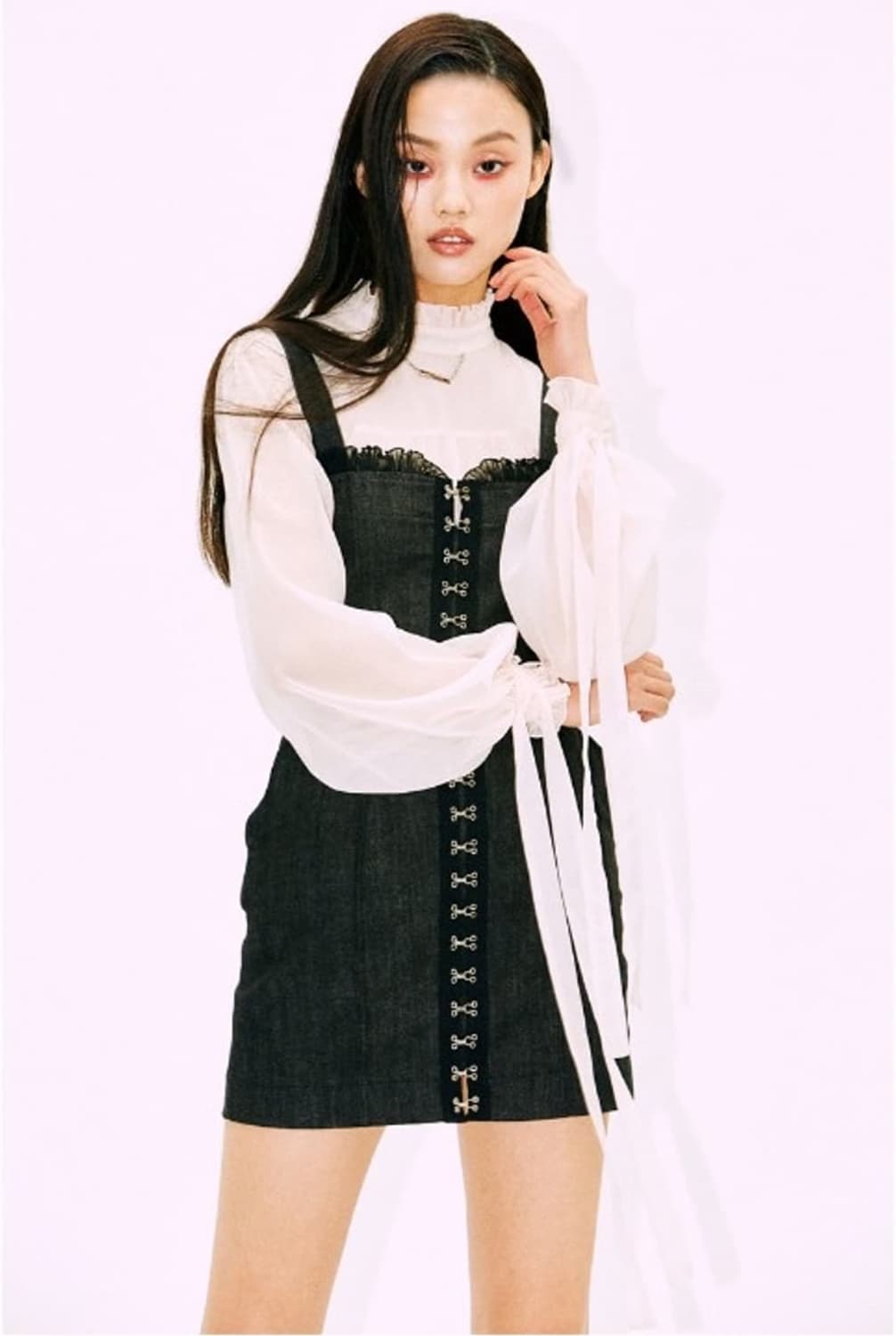 페인오어플레져 훅앤아이 원피스 상품이미지3