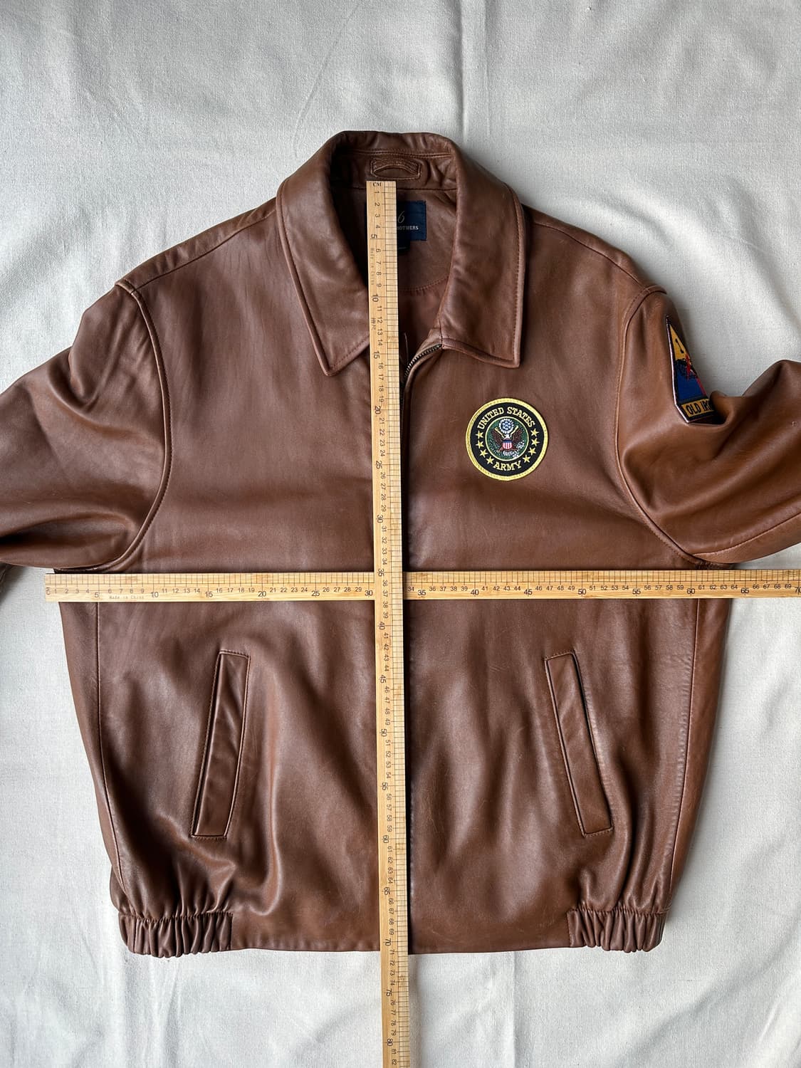 브룩스 브라더스 브라운 레더 자켓 L 상품이미지10