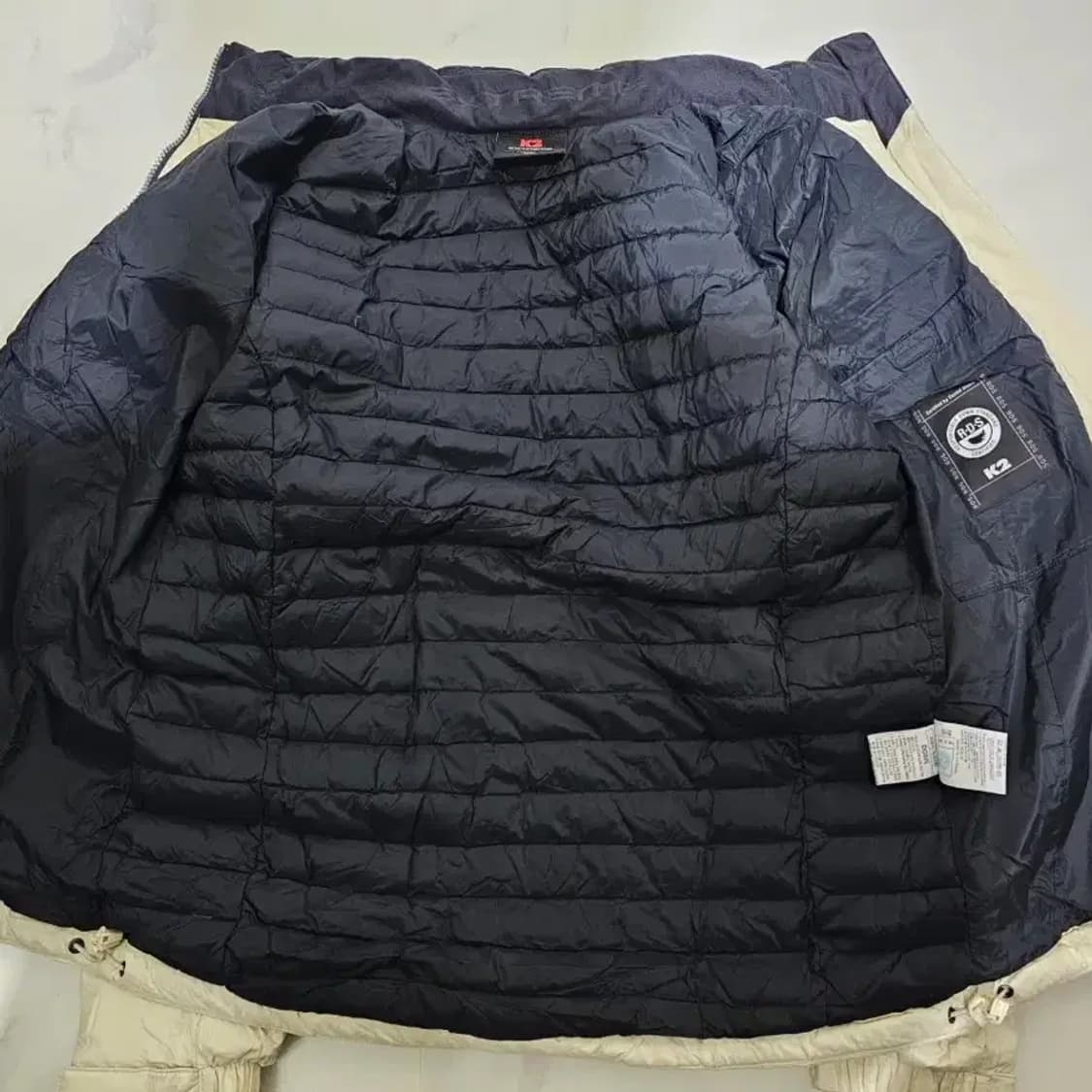 K2 아이보리 퀼팅 패딩 자켓 100 상품이미지9