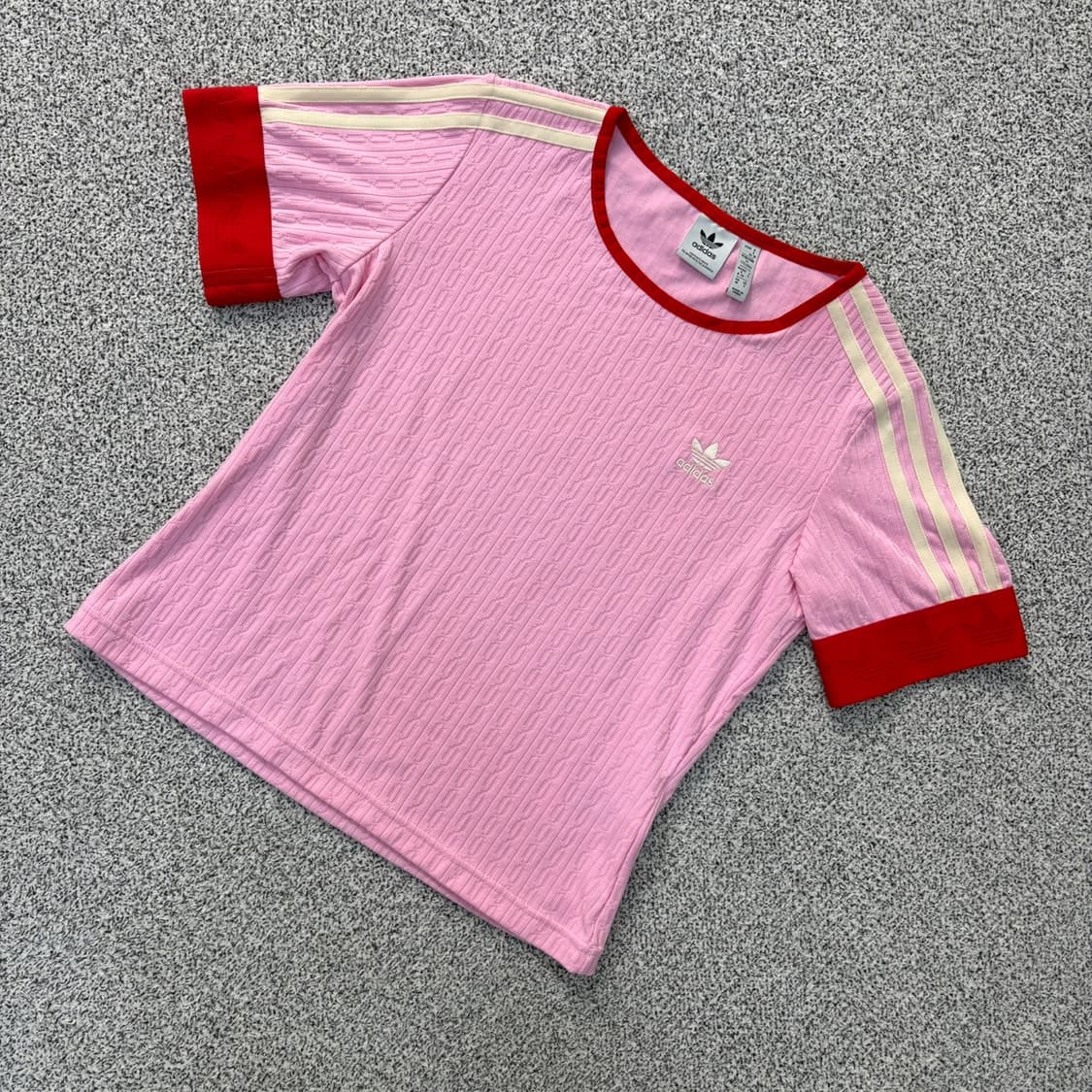 M 아디다스 여성 반팔 니트 0414J 상품이미지1