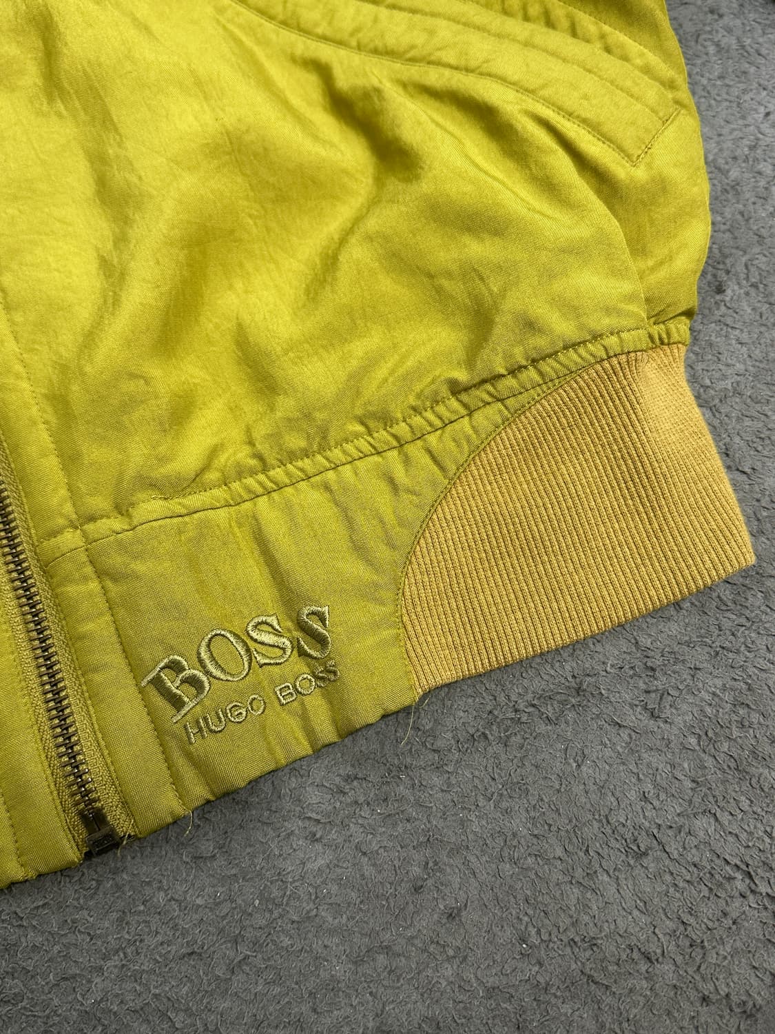 80s HUGO BOSS 실크 봄버 자켓 48 상품이미지5