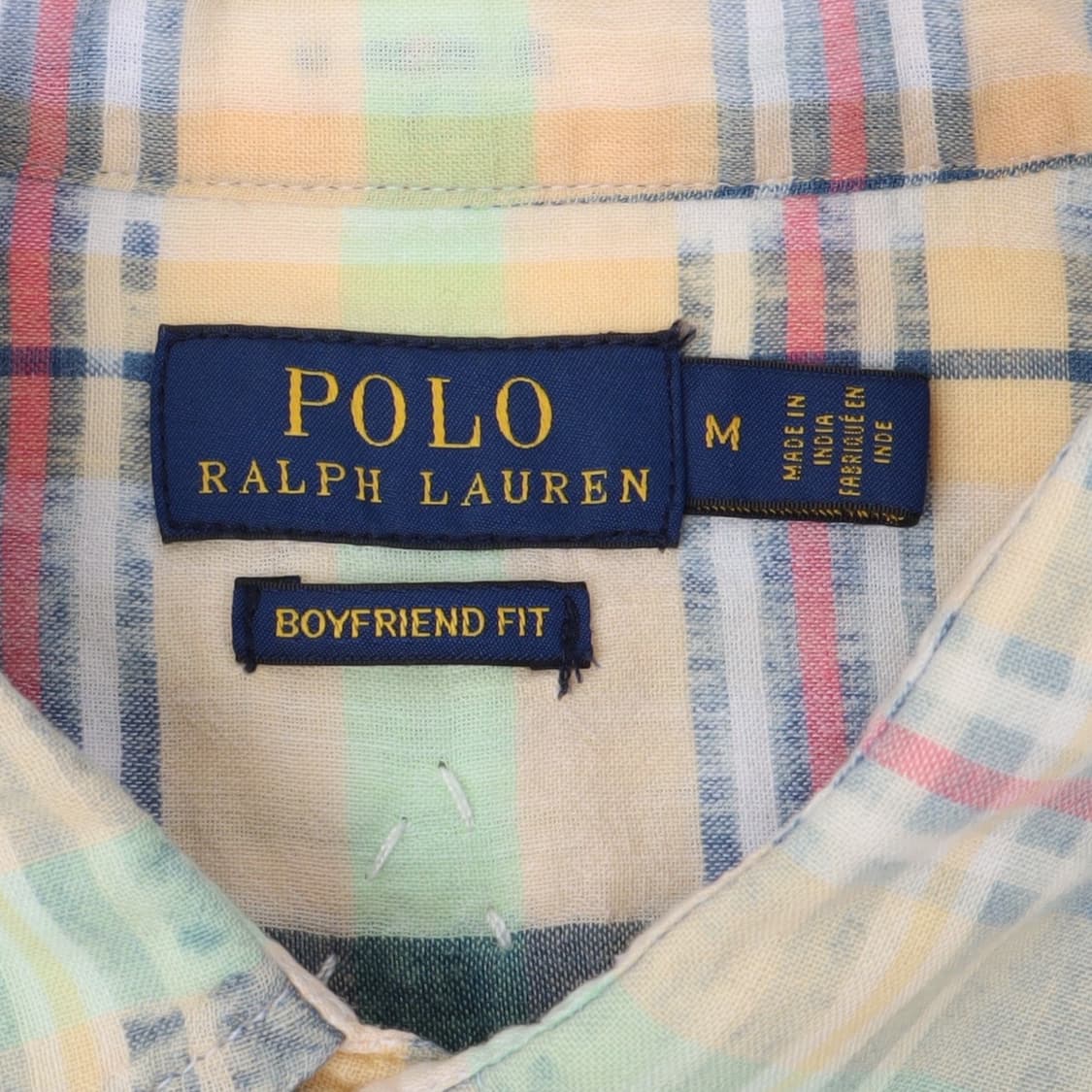 폴로 랄프로렌 퀼트 패치워크 다이드 체크 셔츠 상품이미지8