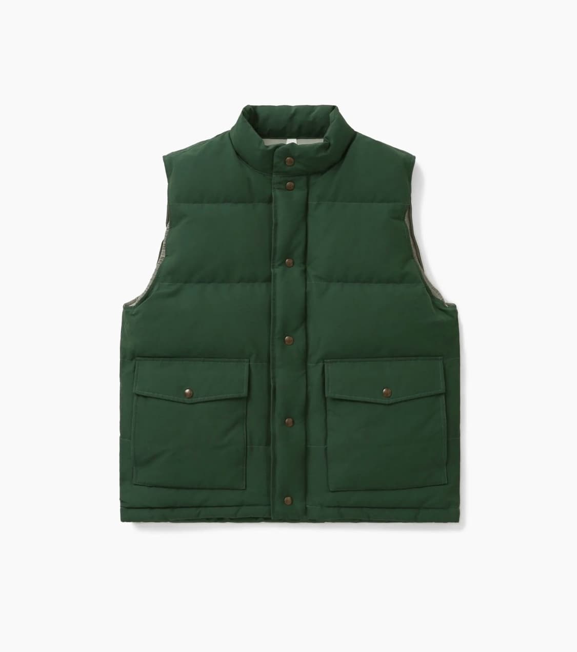 [M] 카키스 트레일 덕 다운 베스트 포레스트 그린 상품이미지1