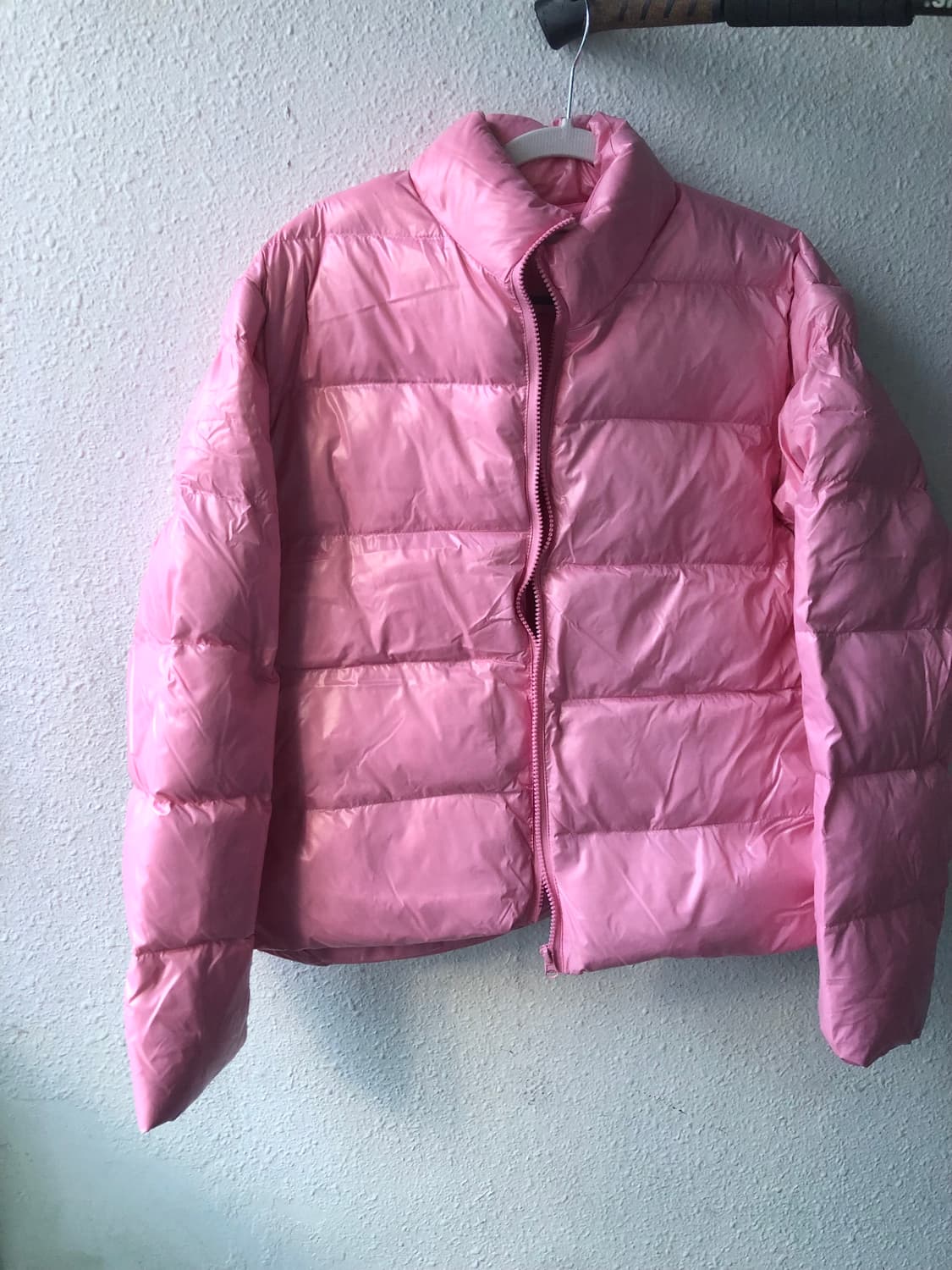 유광 핑크 패딩 상품이미지5