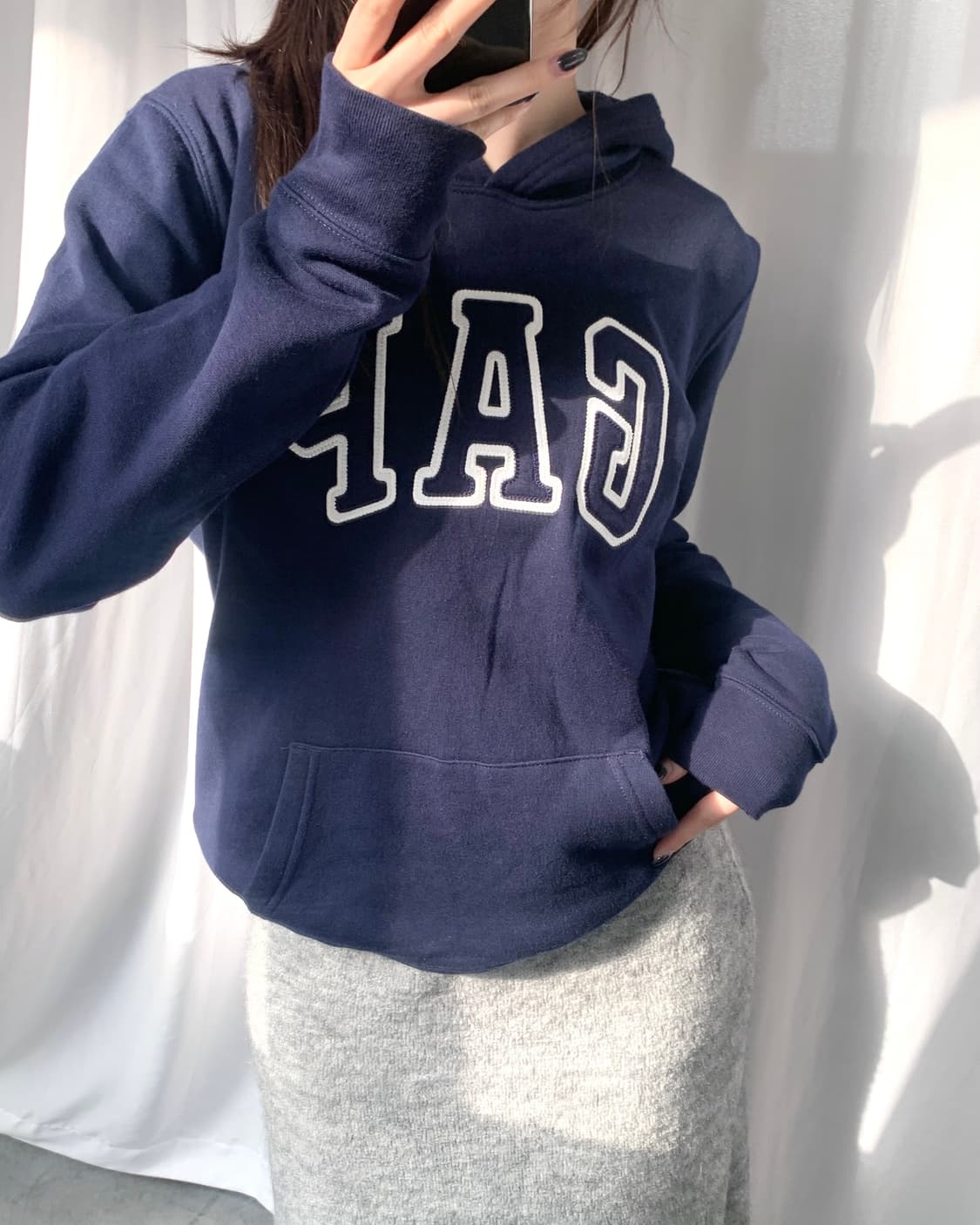 GAP 갭 네이비컬러 후드티 상품이미지5