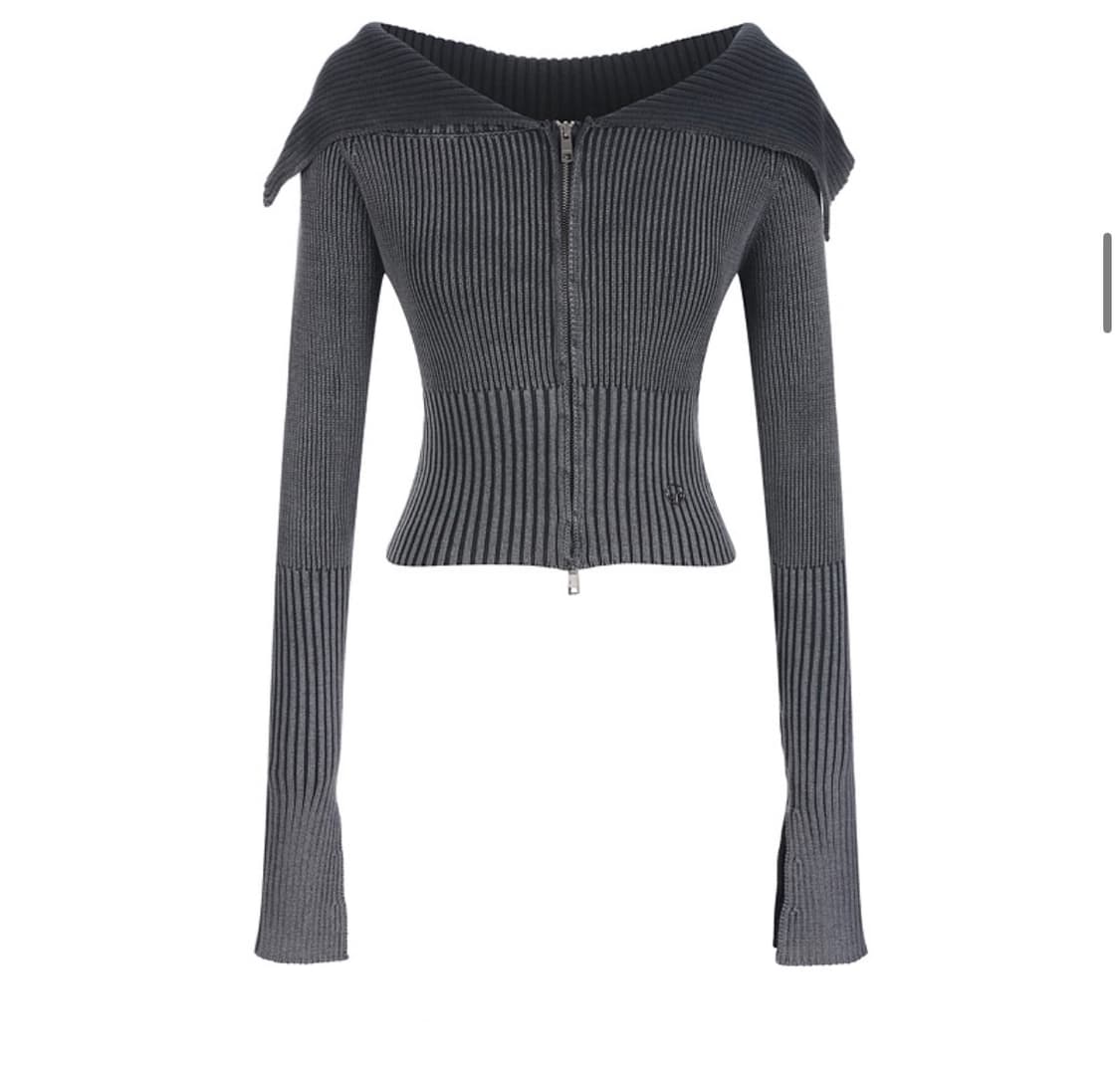 라라폭스 오프숄더 크롭 가디건 S 상품이미지3