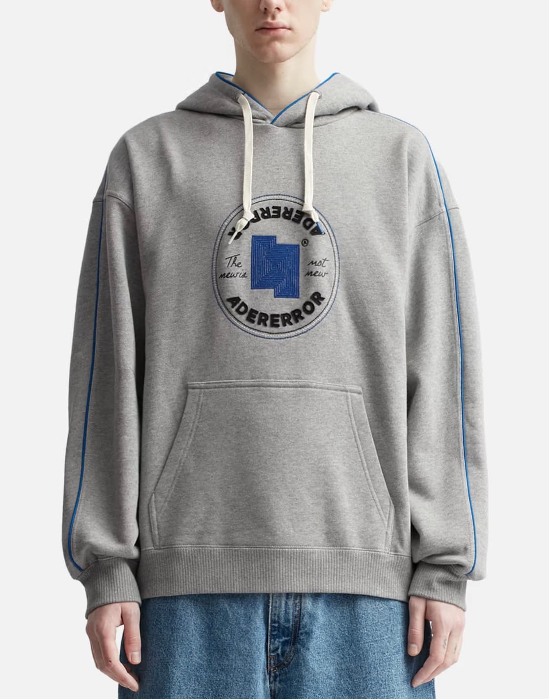 아더에러 X 컨버스 쉐입스 풀오버 후드티 그레이 M 상품이미지4