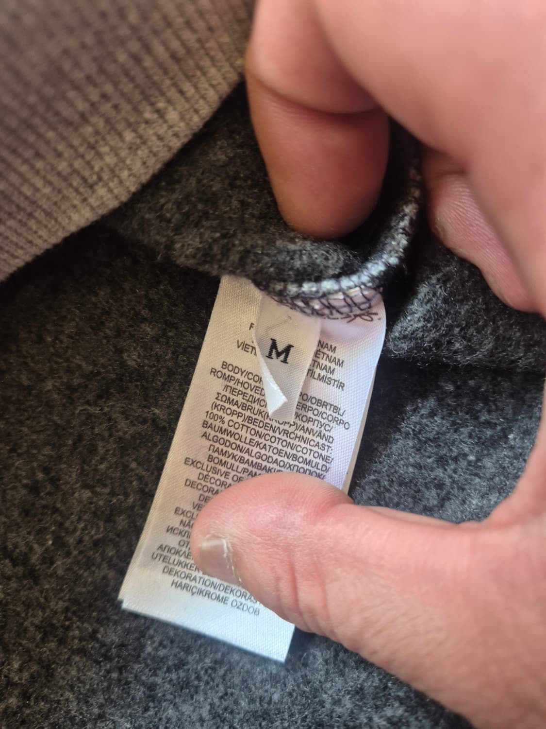 폴로 랄프로렌 기모 맨투맨 그레이 - M 상품이미지7