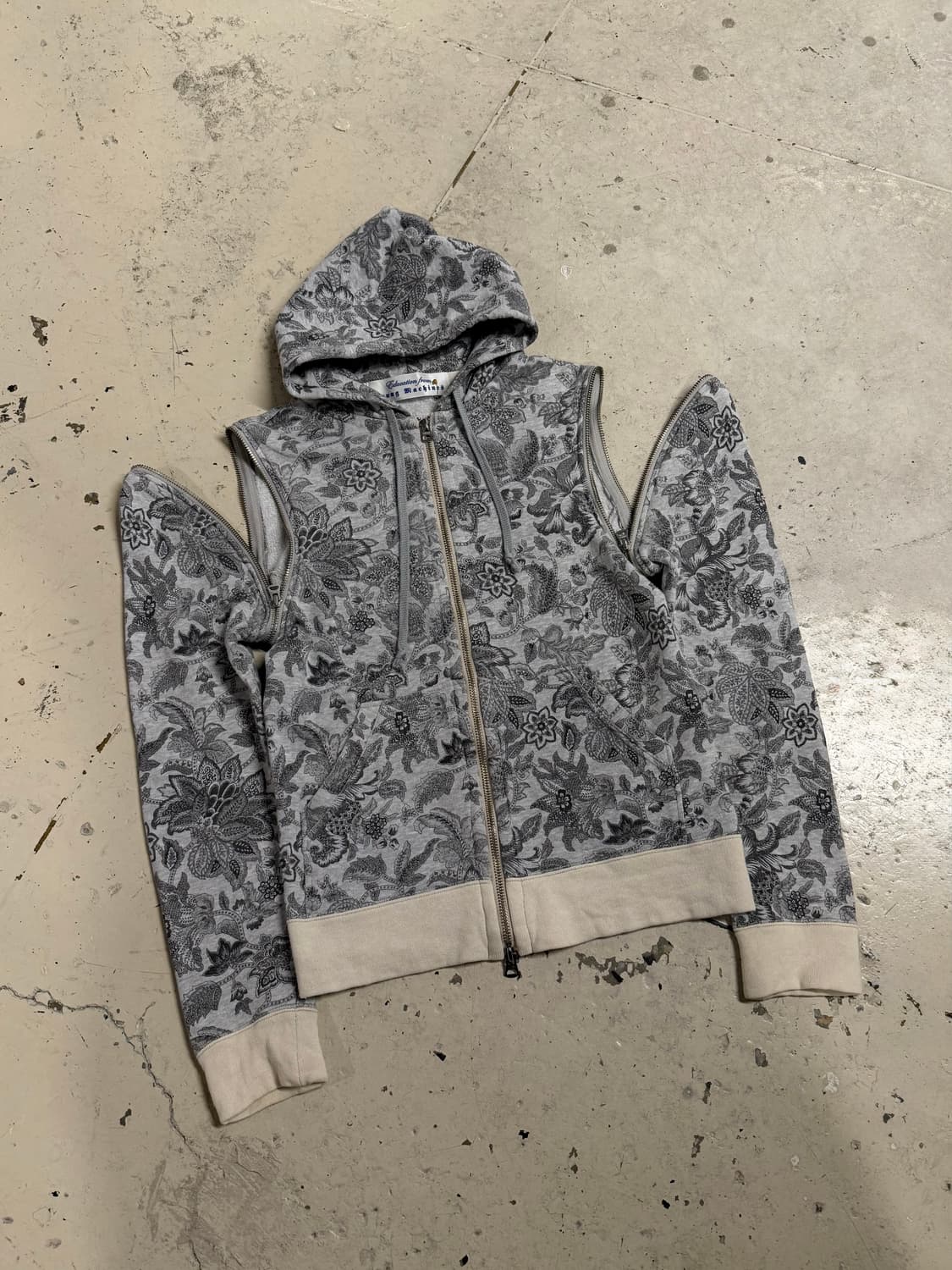 transform detail pattern hood zip-up 상품이미지5