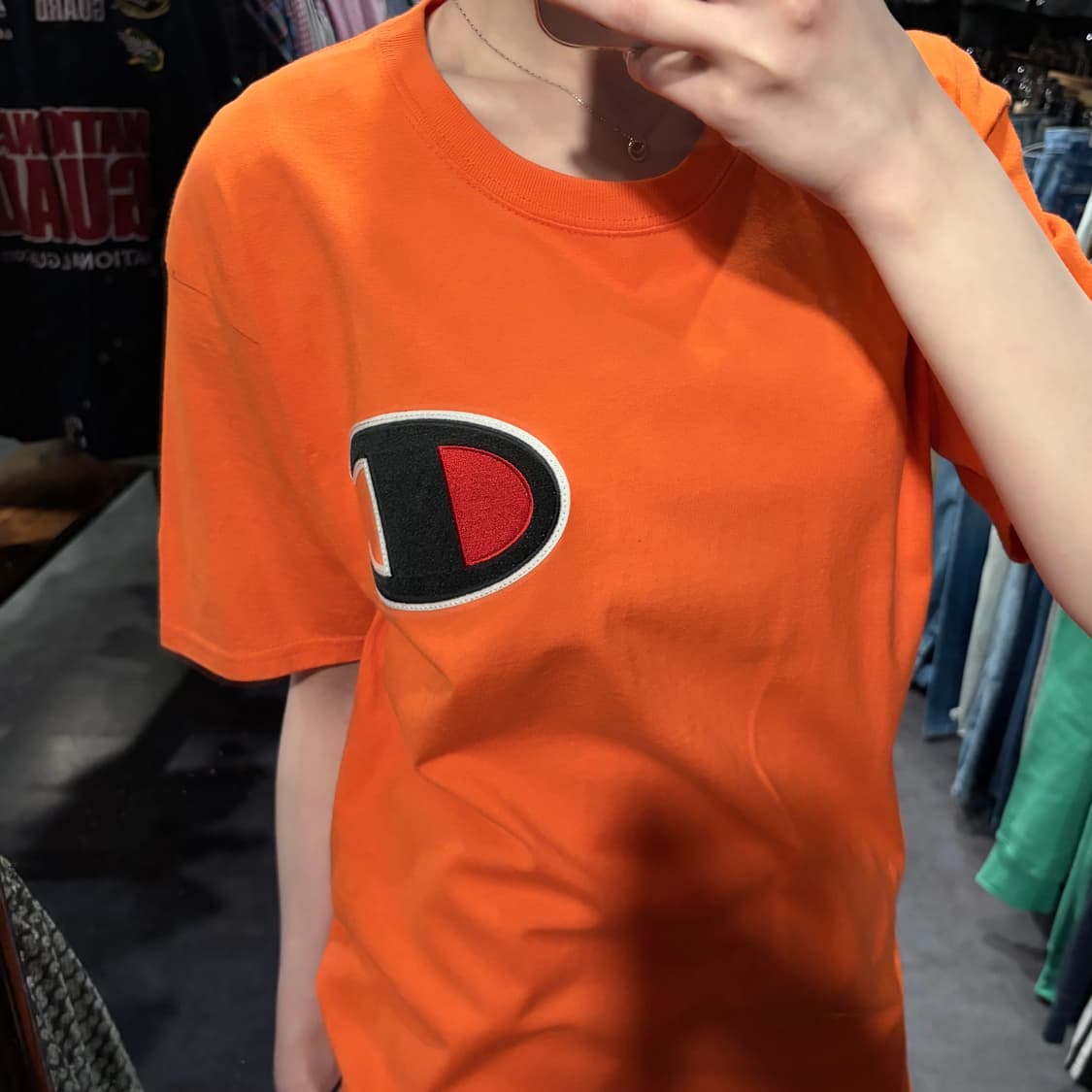[IM] Champion 챔피온 빅로고 반팔 오렌지 상품이미지4