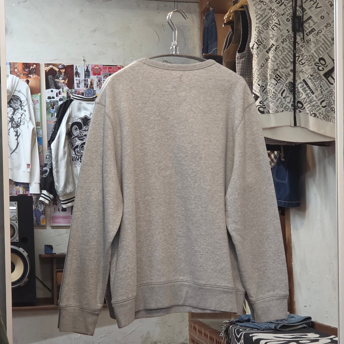 GAP 그레이 코튼 맨투맨 상품이미지5