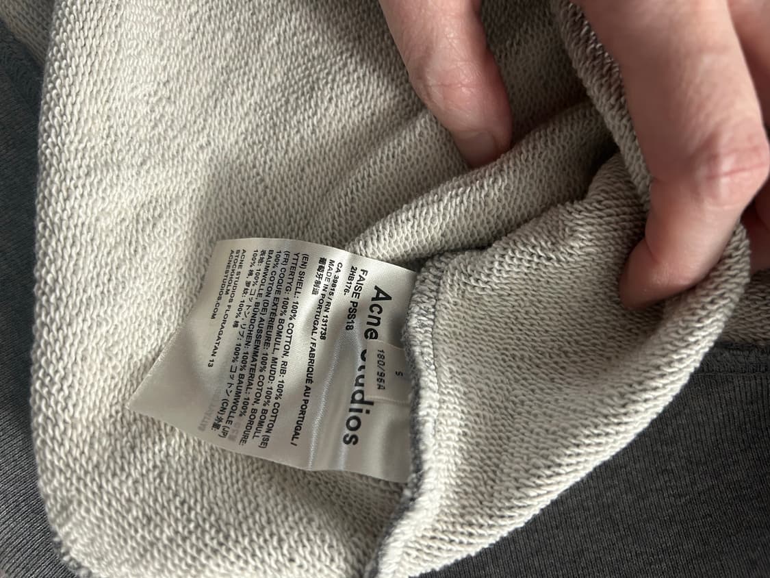 아크네 스튜디오 그레이 여성 맨투맨 S 상품이미지4