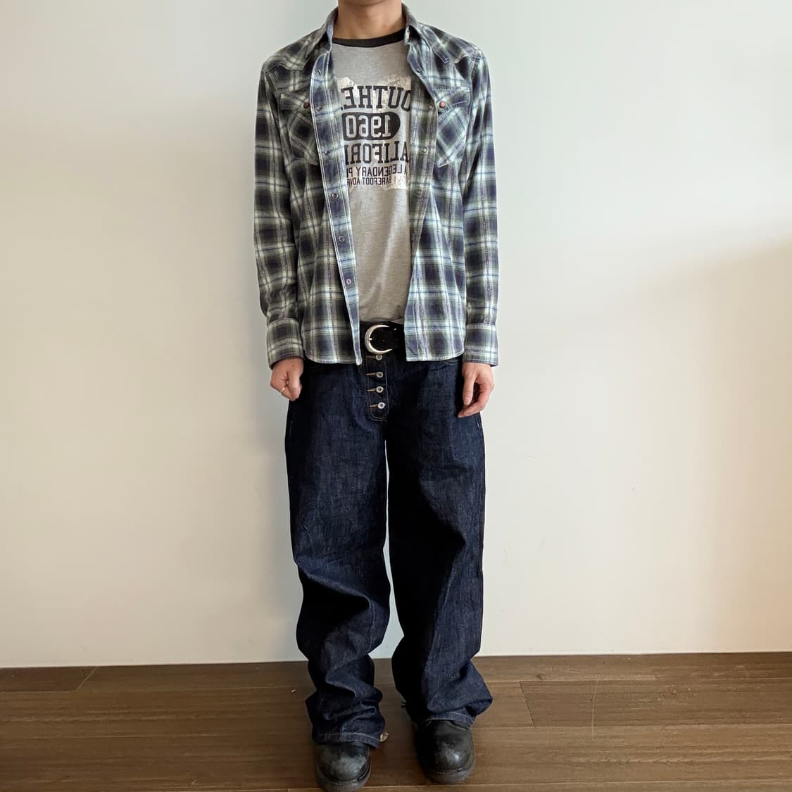 BACK NUMBER Western Plaid Check  상품이미지1