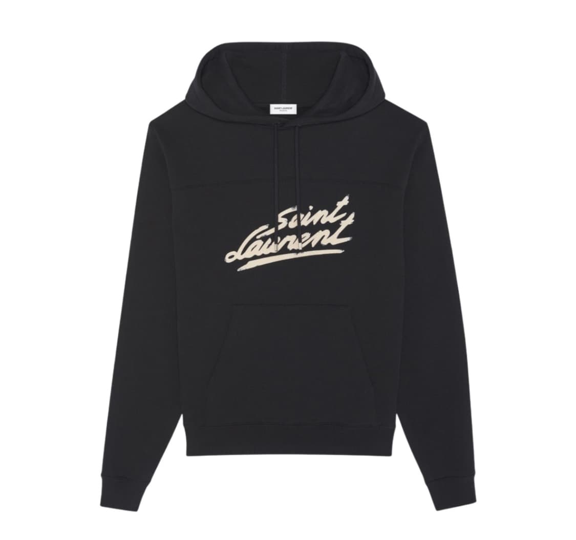 생로랑 50S 시그니쳐 후드 블랙 L 상품이미지1