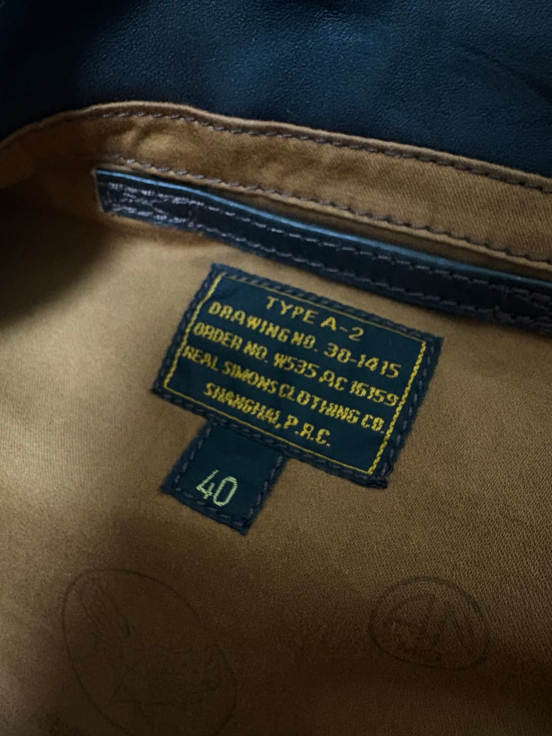 리얼시몬스 a2 말가죽 토이즈 맥코이 복각자켓 40 사이즈 상품이미지9