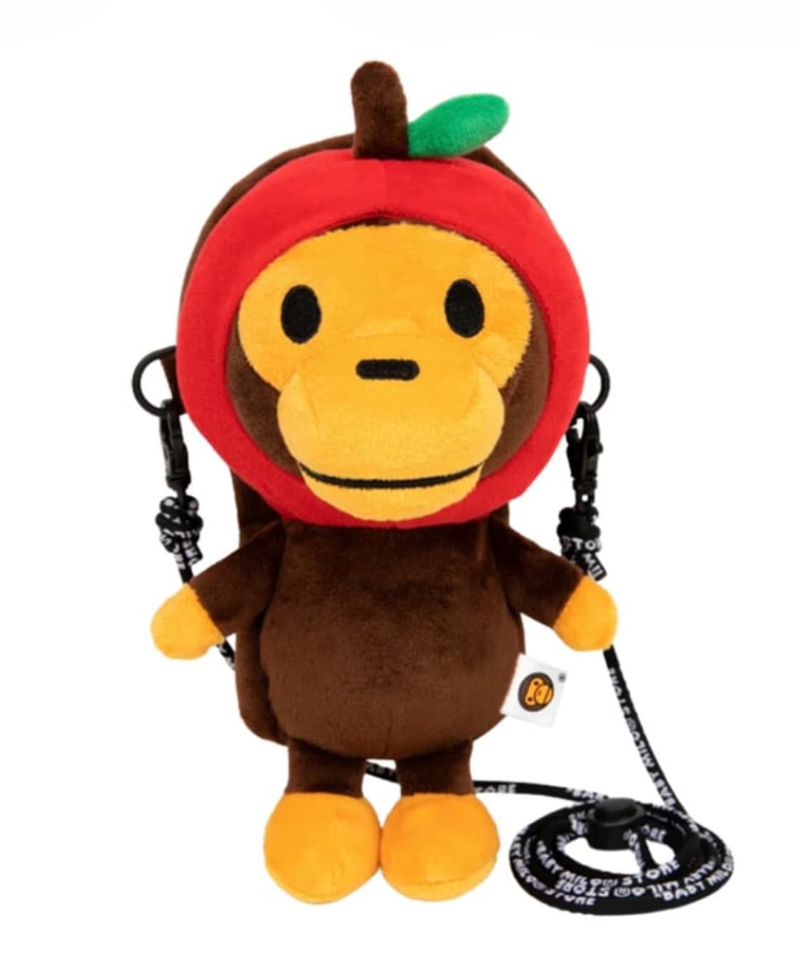 베이프 베이비 마일로 플러시 모바일 백 레드 상품이미지1