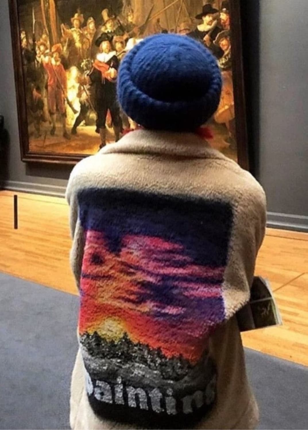 더블렛 남산 타워 페인팅 플리스 자켓 상품이미지8