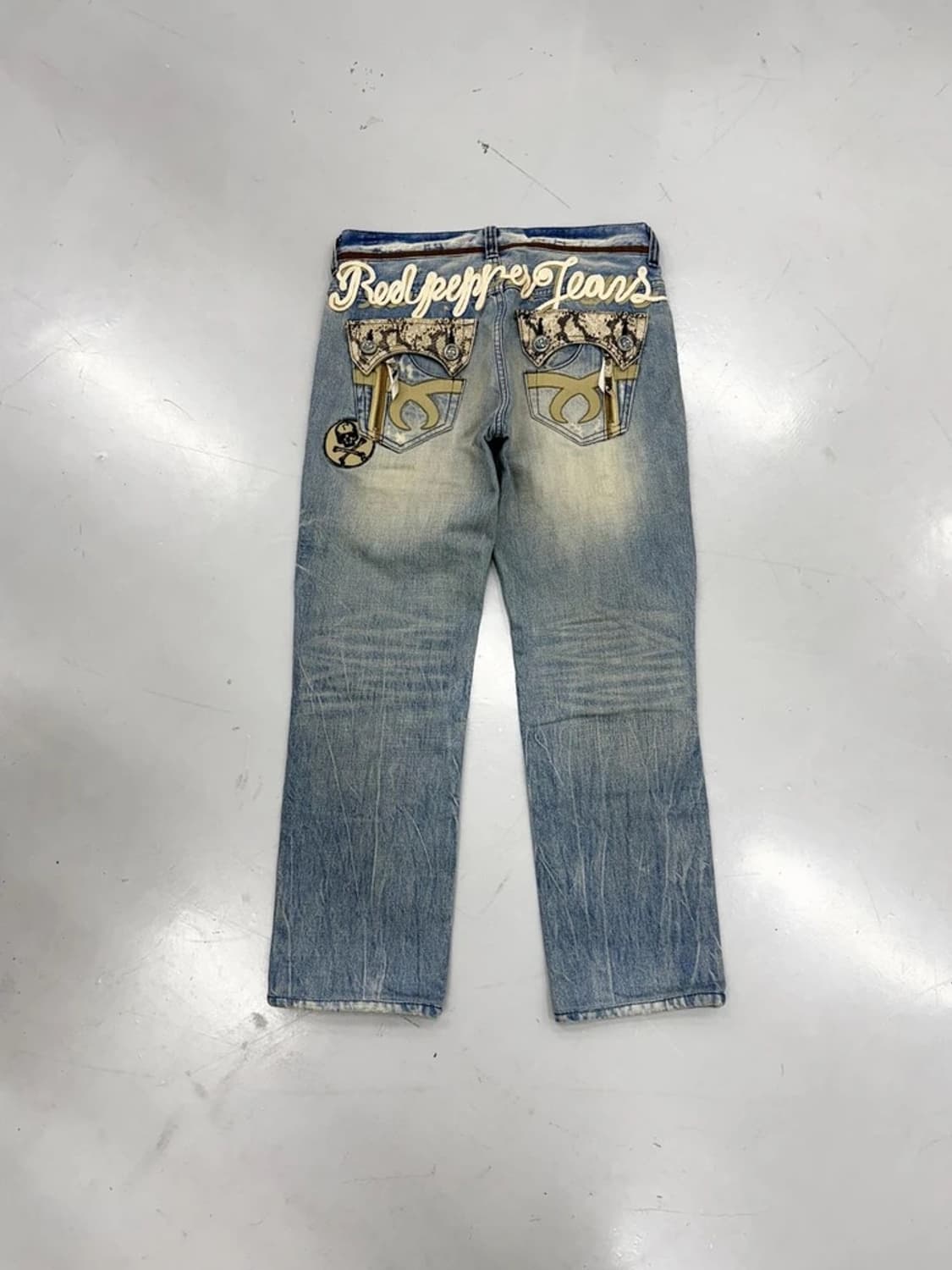 Red Pepper Jeans Y2K Embroidered Denim 상품이미지6