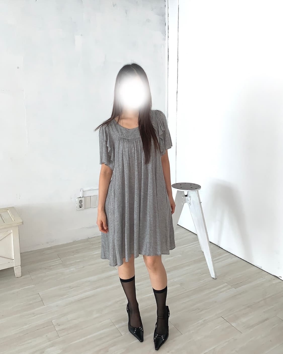 Jill Stuart Gray Midi Dress 상품이미지1