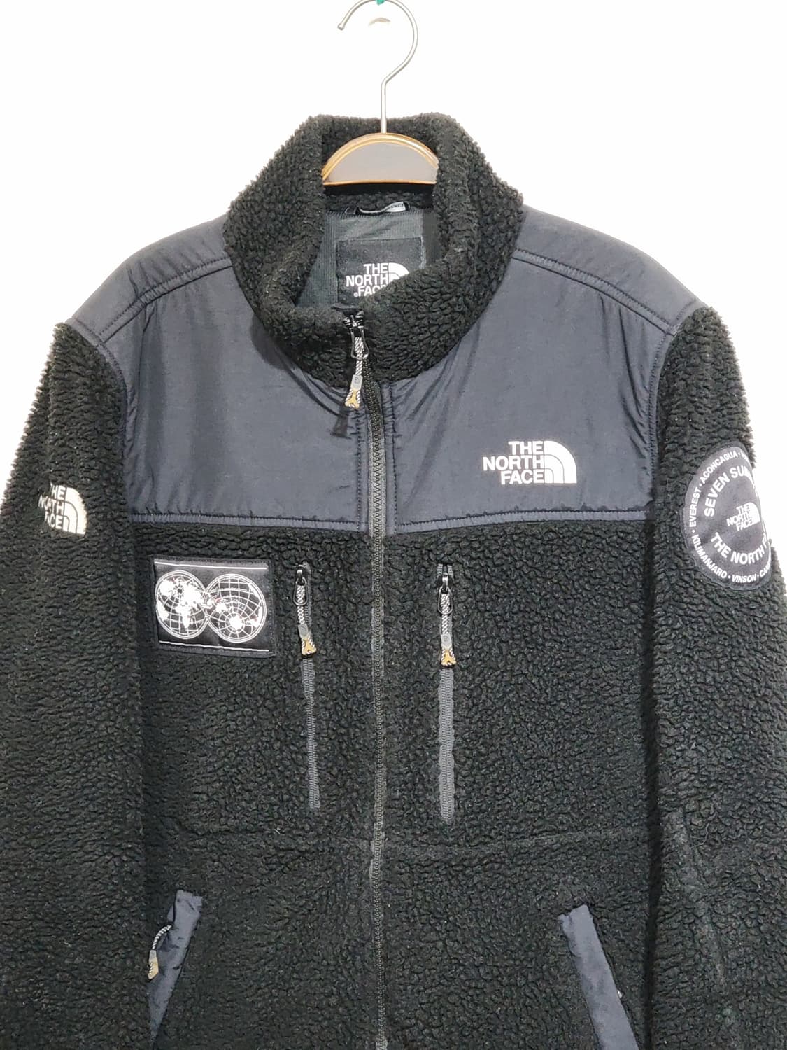 (L) 노스페이스 후리스 점퍼 블랙 뽀글이 플리스 자켓  상품이미지2