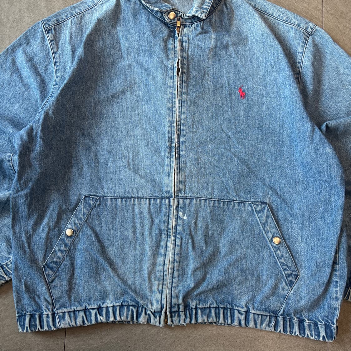 폴로 정품 데님 스윙톱 자켓 상품이미지3