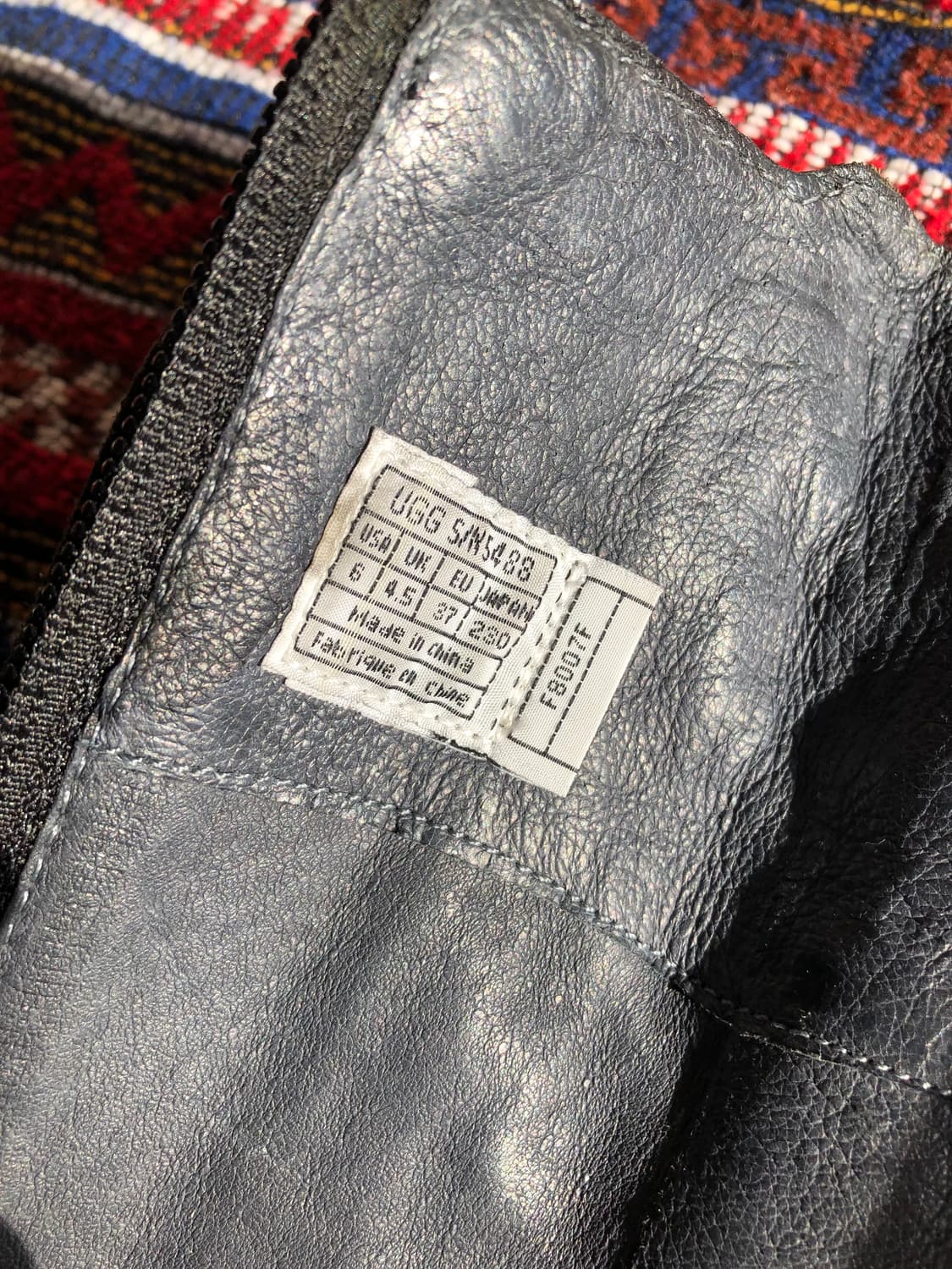 어그 블랙 레이스업 롱 부츠 230 상품이미지6