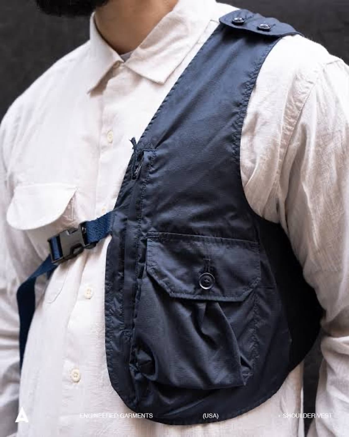 [OS] 엔지니어드 가먼츠 숄더 베스트 네이비 새상품 상품이미지2