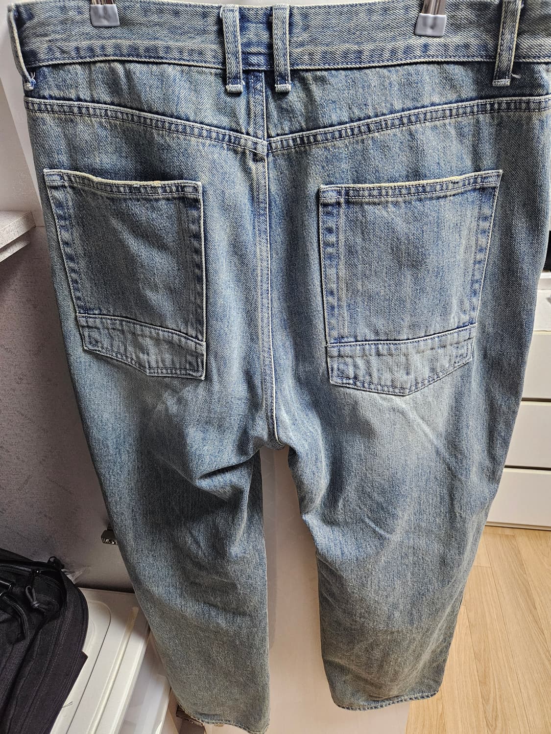 러프사이드 25fw 드레이프데님 라이트블루 상품이미지3