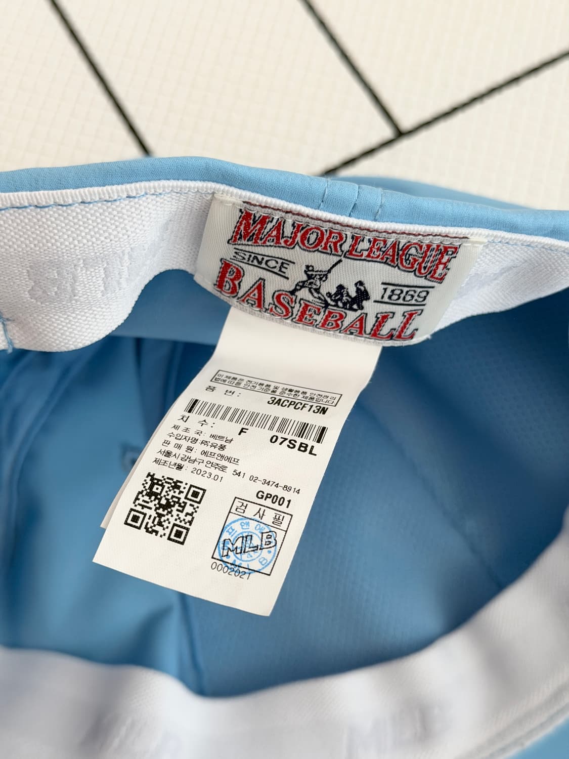 MLB 베이직 쿨필드 핏 앤 플랙스 언스트럭쳐 볼캡 블루 상품이미지5