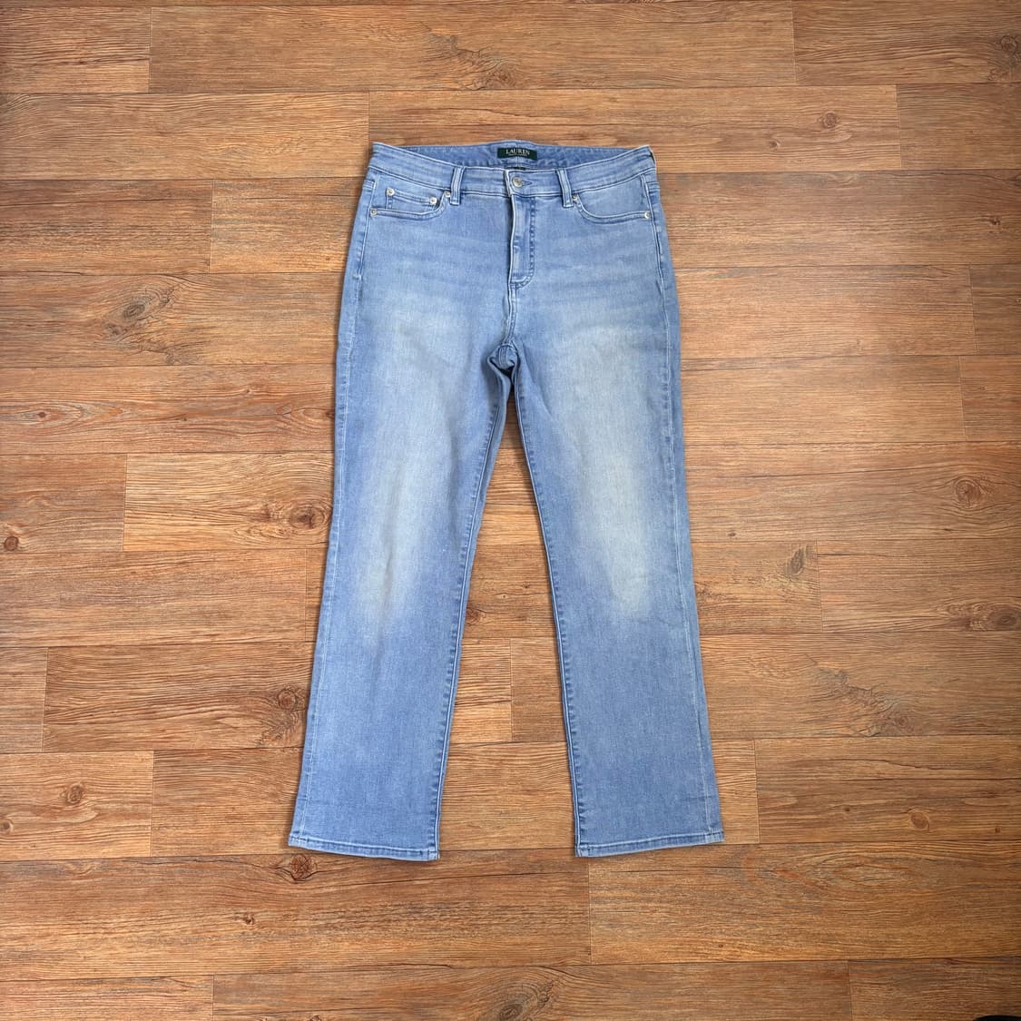 로렌 랄프로렌 28 청바지 스판 데님 크롭 스트레이트 상품이미지1
