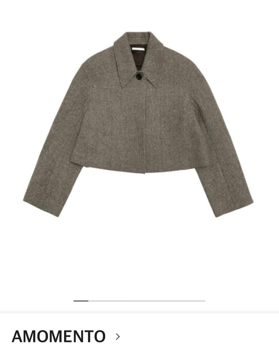 아모멘토 크롭코트 상품이미지1