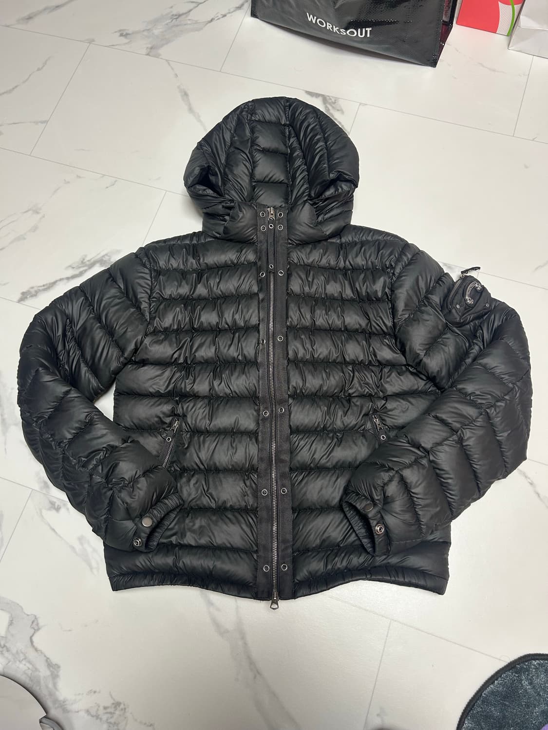 바이퍼31-1 라이트웨이트 후드 푸퍼 - 블랙 상품이미지5