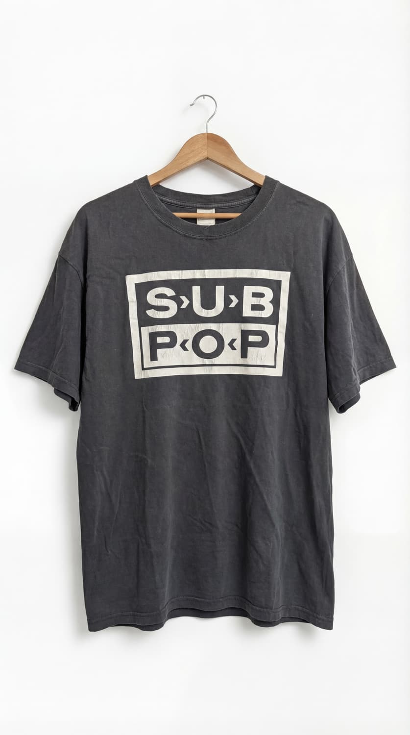 SUB POP 로고 티셔츠 (L) 상품이미지1