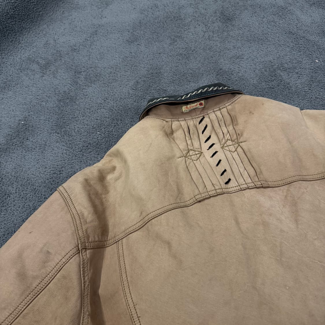 [ 정품/L ] 디젤 스웨이드 레더 가죽 웨스턴 자켓 상품이미지9