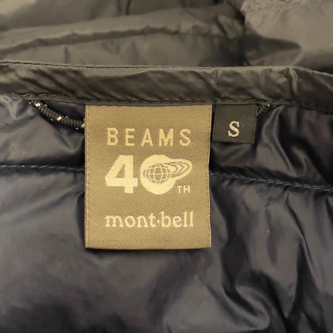 몽벨 x 빔스 40주년 EX 800 다운 경량 패딩 자켓   상품이미지5