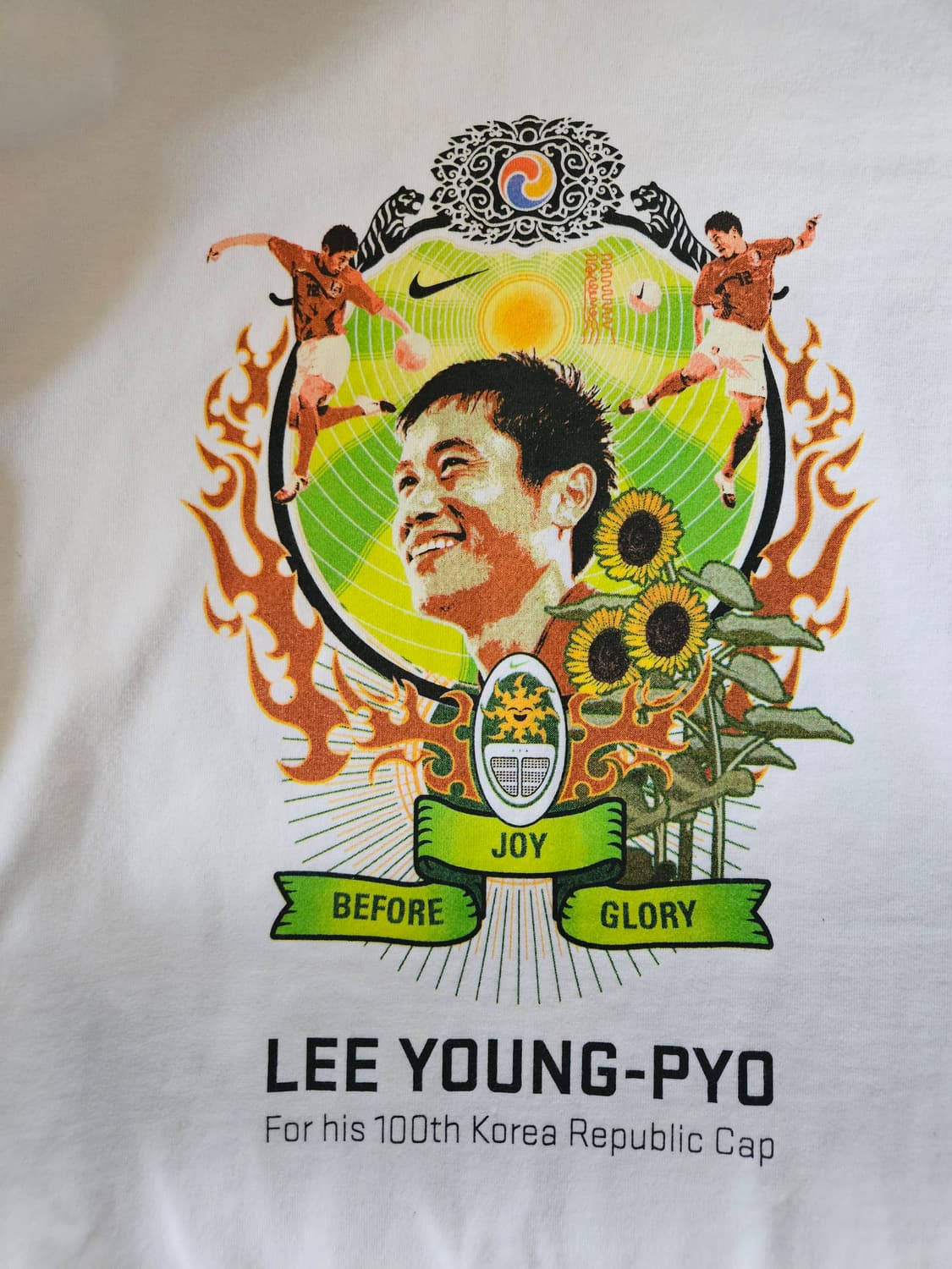 미사용)나이키 이영표 센츄리클럽 기념 티셔츠 상품이미지2